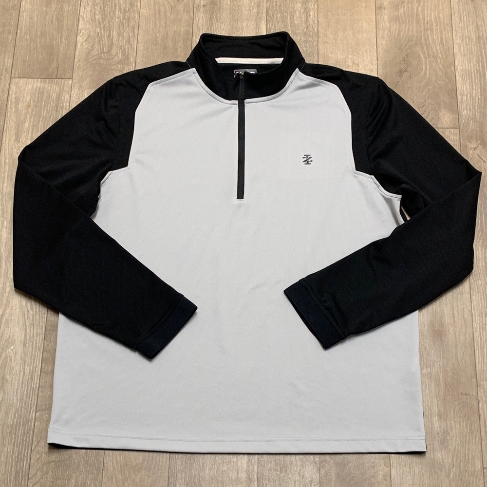 Mens IZOD Golf Performance Active Quarter Zip Sports Shirt ‎ Jacket Pullover